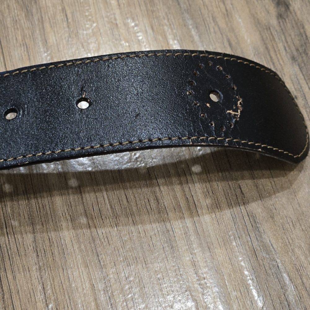 Signature by Levi Strauss Black and Brown Embroidered Belt - Picture 5 of 5